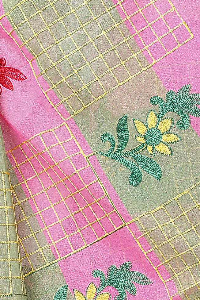 Light Pink Pure Cotton Rivka Tant Embroidery (982)